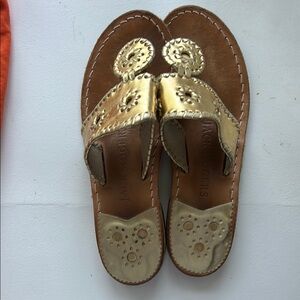 Jack Rogers Women's Metallic Gold Sandals